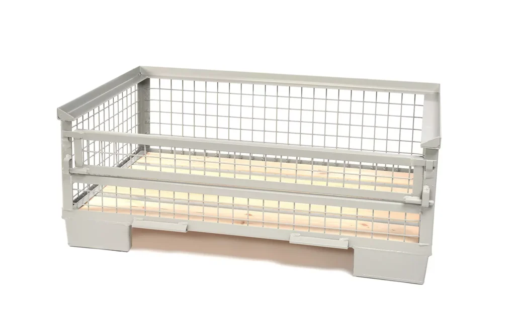 Gitterbox mit halber Klappe