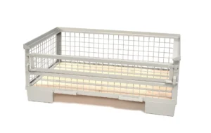 Gitterbox mit halber Klappe