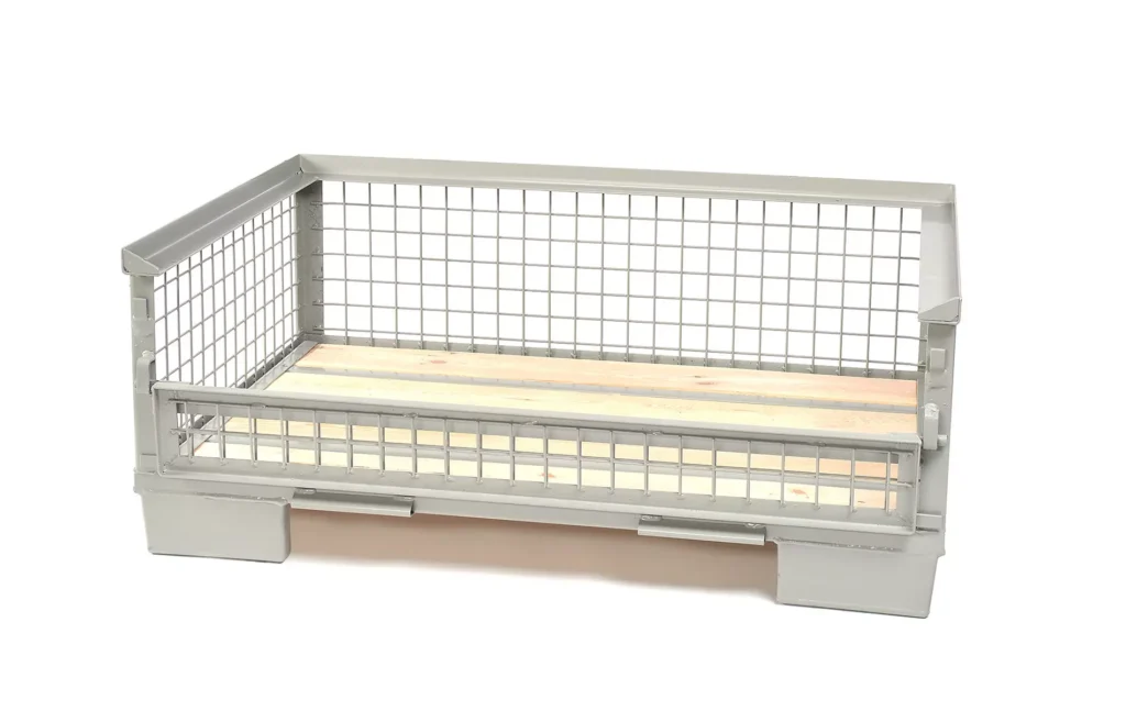 Gitterbox mit halber Klappe