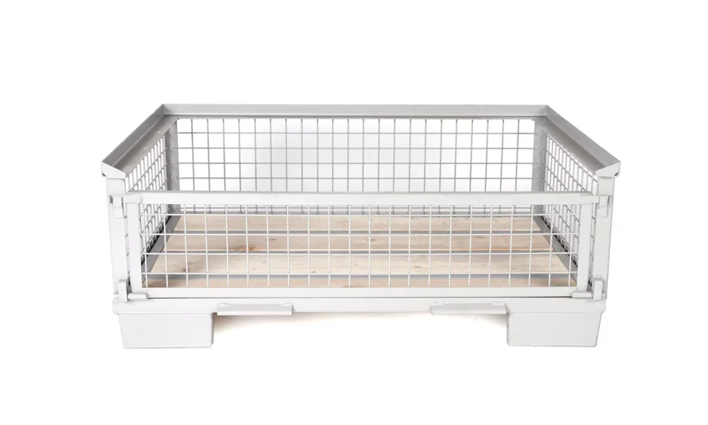 Netzbehälter mit voller Klappe