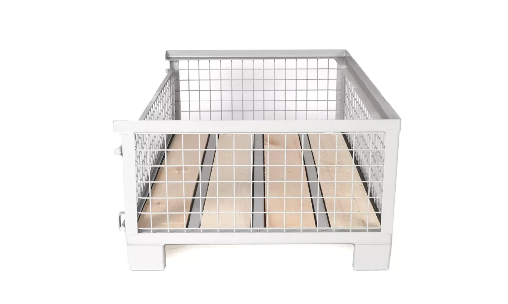 Netzbehälter mit voller Klappe