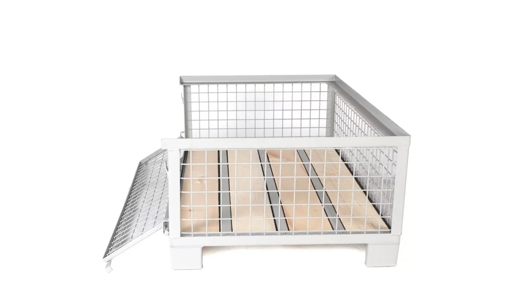 Netzbehälter mit voller Klappe