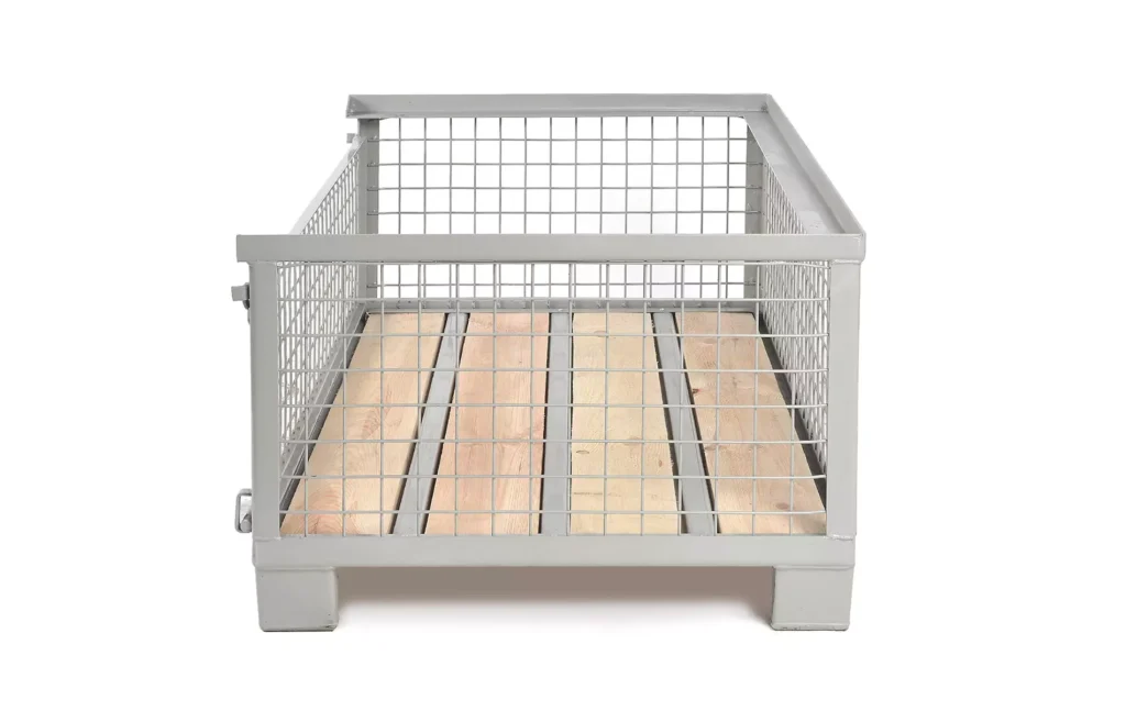 Gitterbox 1240x835x570 Vollständige Klappe an der Seite