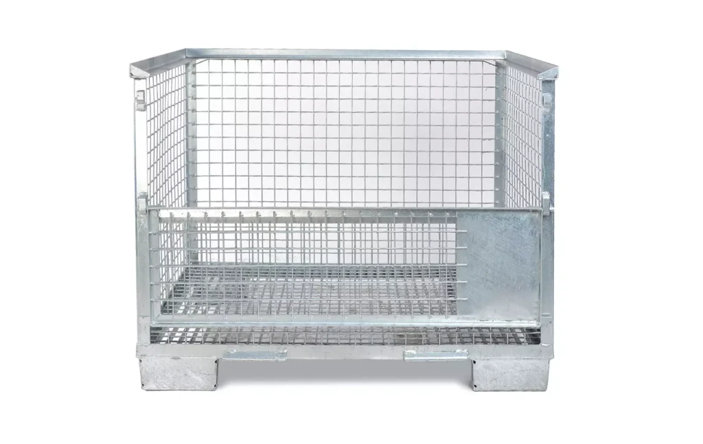 Gitterbox Verzinkt 835x1240x970 Türen Einfache offene Türen an der Vorderseite