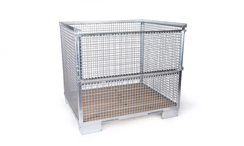 Gitterbox Verzinkt mit feinerem Gitter