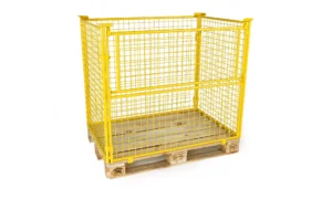 Palettenaufsatz 800 x 1200 x 1000 mit einseitiger Tür