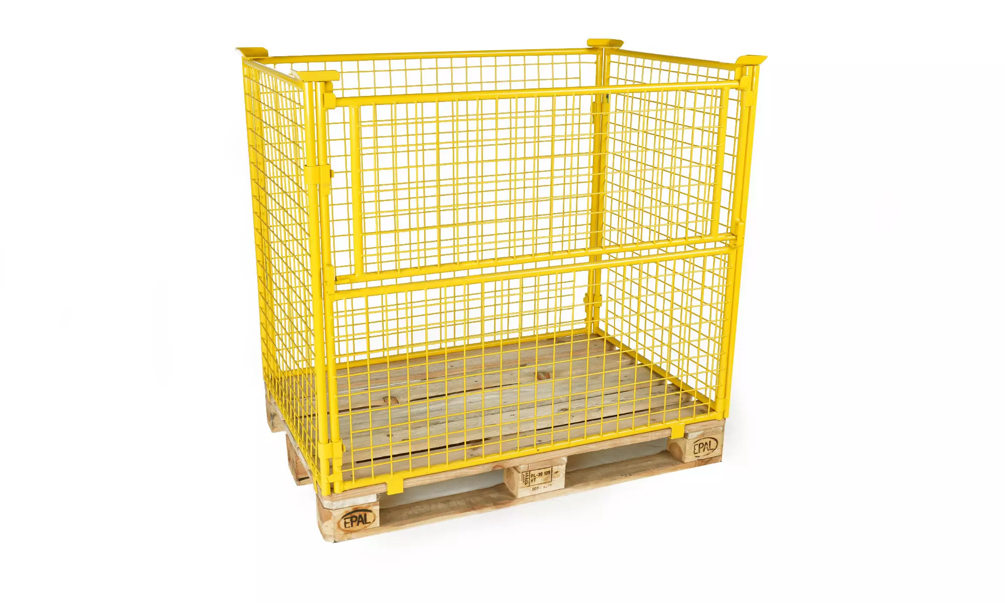 Palettenaufsatz 800 x 1200 x 1000 mit einseitiger Tür