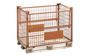 Palettenaufsatz 800 x 1200 x 800 mit beidseitigen Türen