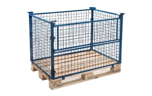 Palettenaufsatz 800 x 1200 x 800 mit einer Tür