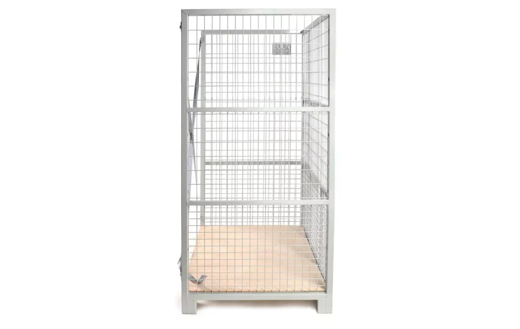 Gitterbox 1240x835x1800 ohne Frontgitter Seite